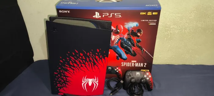 PlayStation 5 Edição Limitada Marvel's Spider-Man 2 - Completo Na Caixa