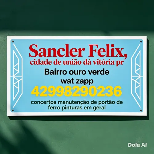 Pinturas em geral concertos manutenção de portão de ferro 