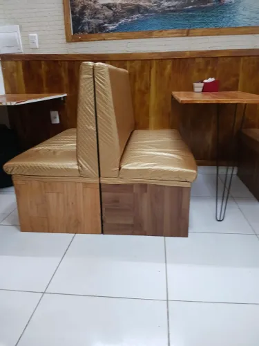 Banco boitg para lanchonete, pizzaria 