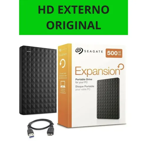 HD Externo Seagate ( 500GB ).