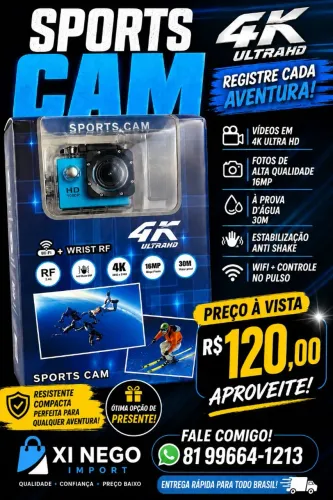 Camera para esportes
