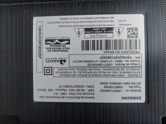 Tv Samsung smart 65 pra conserto sem imagem 