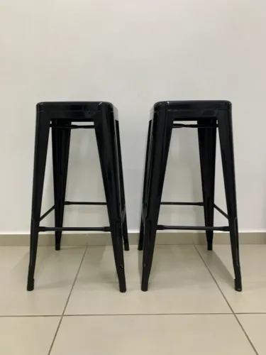 Banquetas Altas Pretas Modernas ? Ótimo Estado | R$ 89 cada