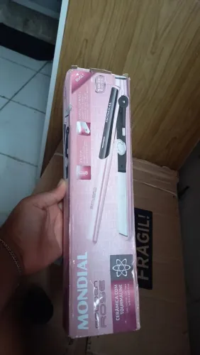 Vende-se prancha de cabelo MONDIAL golden rose