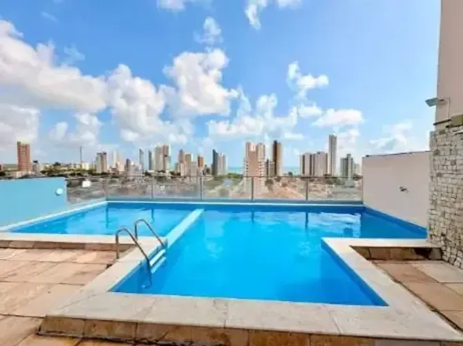 Oportunidade em Ponta Negra Flat Mobiliado com Vista mar