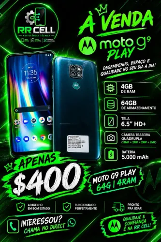 VENDO MOTO G9 PLAY!!!