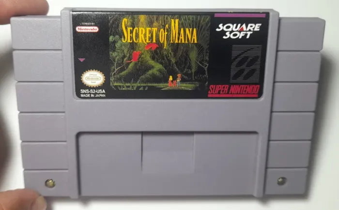 Secret of mana cartucho fita super nintendo snes