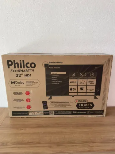 SMART TV PHILCO 32? ROKU LACRADA | NOVA | ENTREGA RÁPIDA