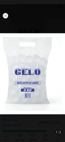 Saco para gelo 5kg e 10kg