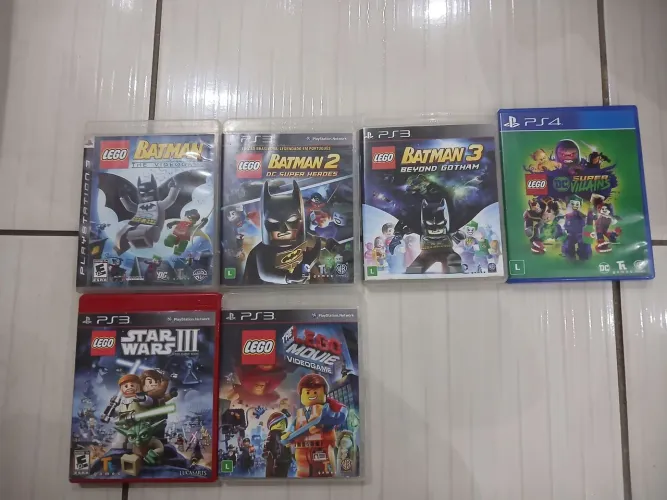 Lote jogos legos