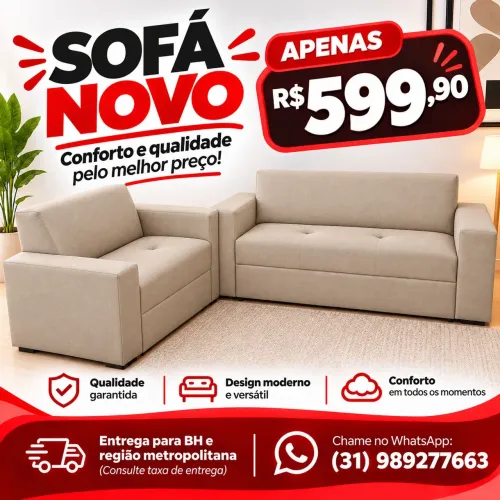 SOFÁ CONFORTÁVEL