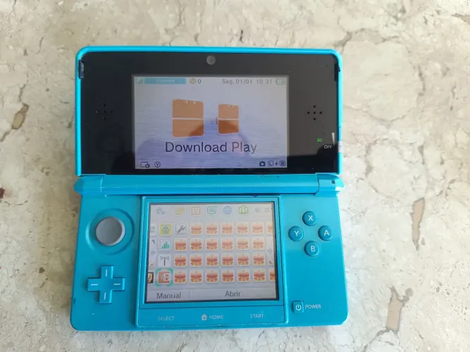 Nintendo 3ds desbloqueado Azul