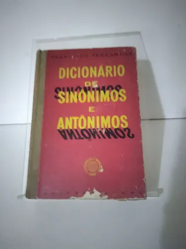 Antigo Dicionário de sinônimos e antônimos 