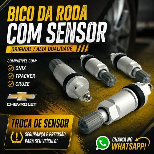 Bico Rodas Carro com sensor Chevrolet