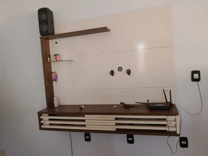 Vendo painel e mesa de vidro 