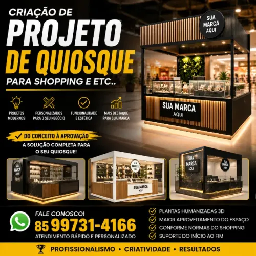 quiosque projeto completo para quisque