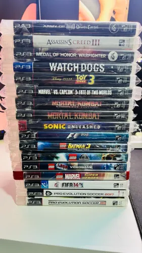 Lote 17 jogos ps3