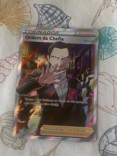 Ordem Da Chefia Carta Pokémon