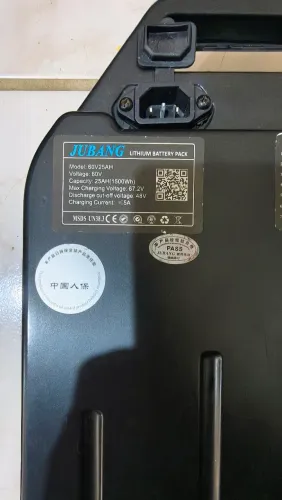 Bateria litiun 60V 25AH(1500Wh) para scooter elétrica