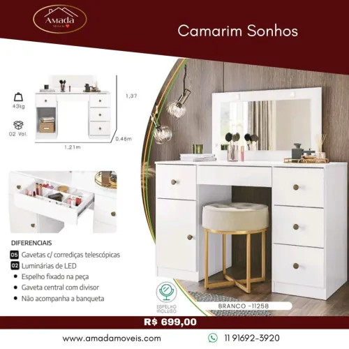 Camarim Sonhos - à pronta entrega 