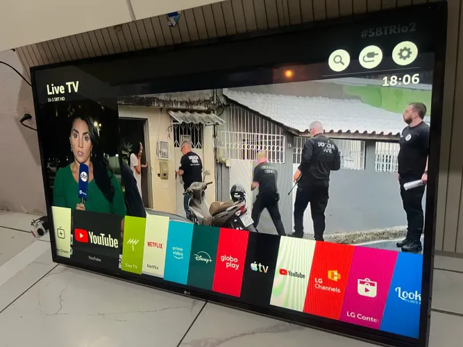 Smart tv 50 polegadas LG 4k inteligência artificial