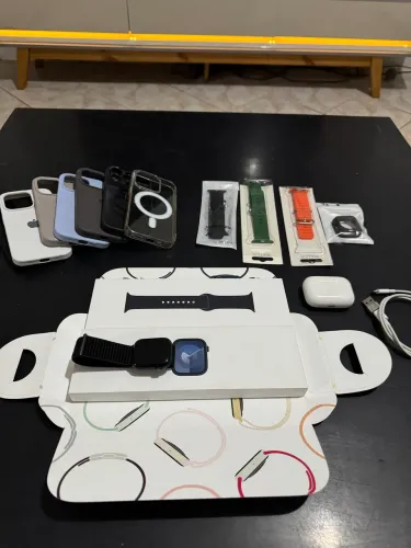 Apple Watch Series 9 + Airpods e acessórios