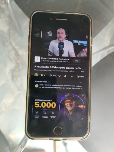 iPhone 8 plus funcionando perfeitamente entrego 