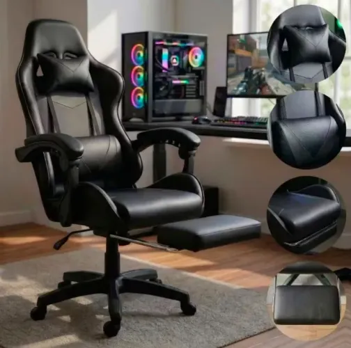 Cadeira Gamer Reclinável - Nova - Apenas 15 dias de uso