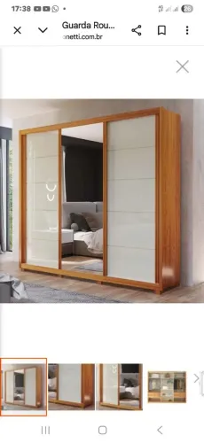 Guarda roupa semi novo super grande 