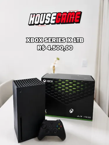 XBOX SERIES X 1TB - SEMINOVO