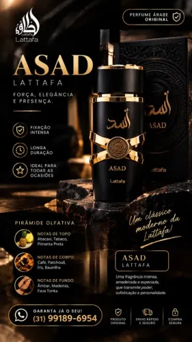 Perfume arabe Asad original