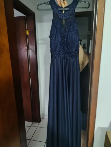 Vestido rodado feminino longo