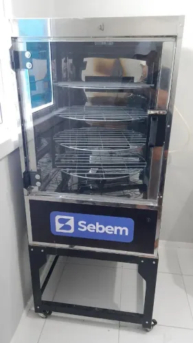 Máquina de assar frango capacidade para assar 30 frangos