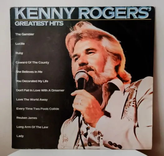 Kenny Rogers. Greatest Hits. Disco de vinil remasterizado. Edição limitada. 