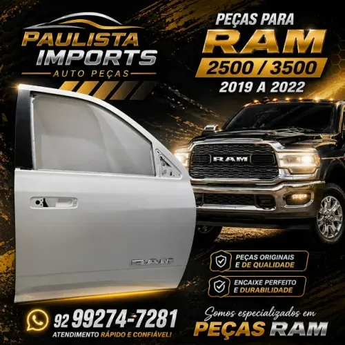 Porta Ram 2500 3500 2019 2020 2021 2022 ( Dianteira LD