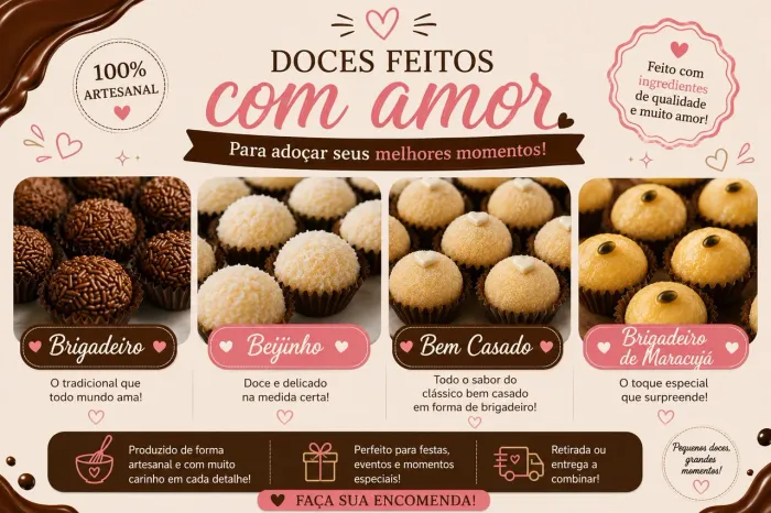 Encomende Nossos Doces Artesanais!
