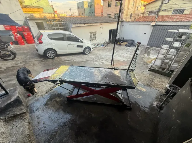 Rampa elevador pneumático galmar ate 500kg