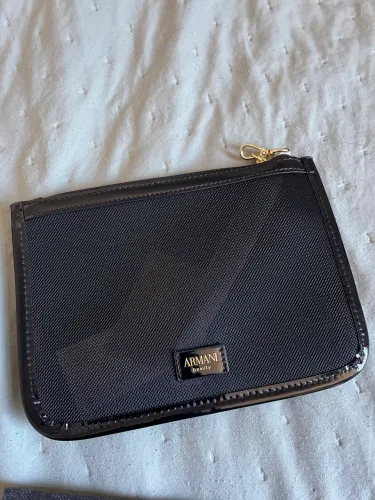 Necessaire Armani tela preta