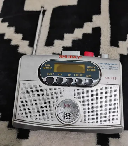 Walkman Shuray + Lote com fitas K7 Variadas 