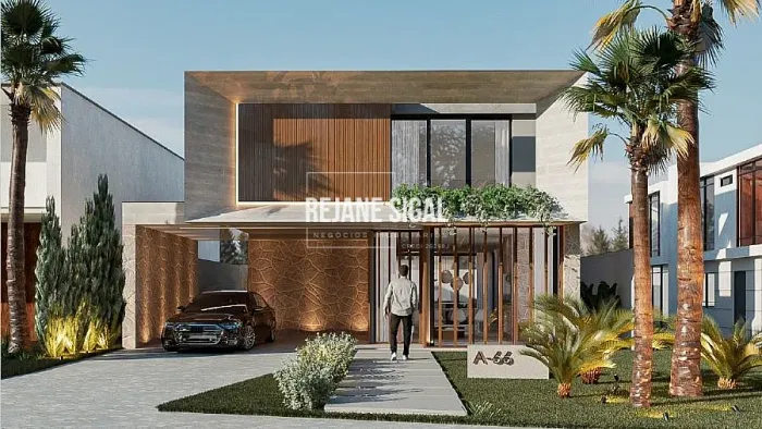 Casa em Condomínio Veredas Altos do Laranjal - Fundo Muro