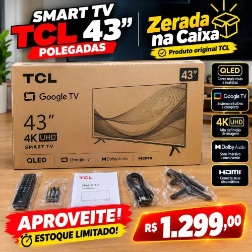 Smart Tv 43 polegadas 