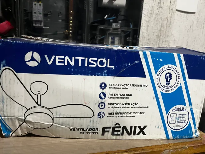 Ventilador de teto Ventisol 127V