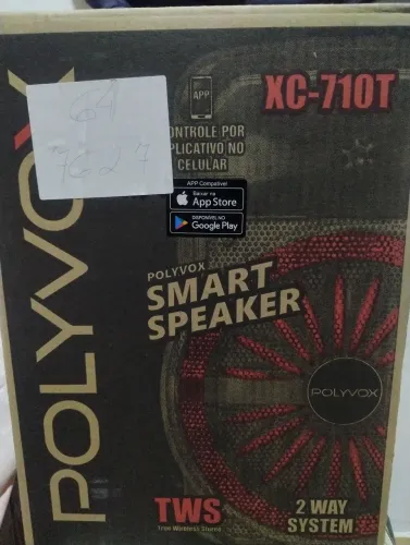 Caixa sim amplificada pollyvox 200rms