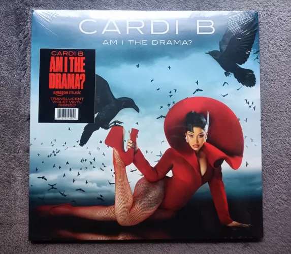 Cardi B Vinil Am I The Drama Autografado Novo