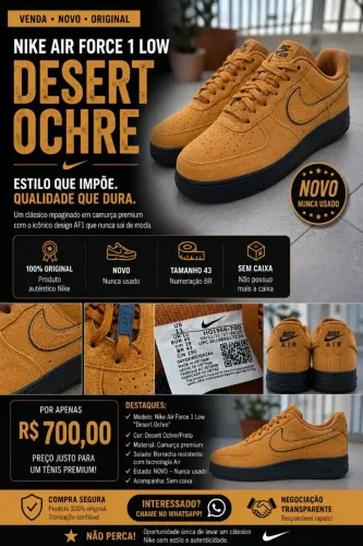Nike Air Force 1 Low - Desert Ochre