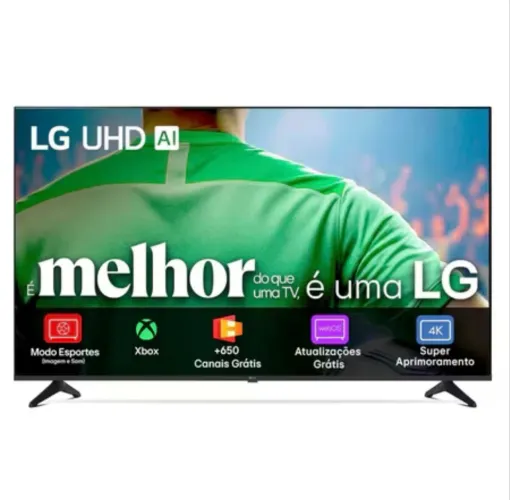 TV LG Smart 43 polegadas 4K AI comando de voz - LACRADA | NOTA FISCAL | GARANTIA