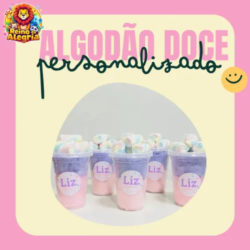 ALGODÃO DOCE E PIPOCA PERSONALIZADOS