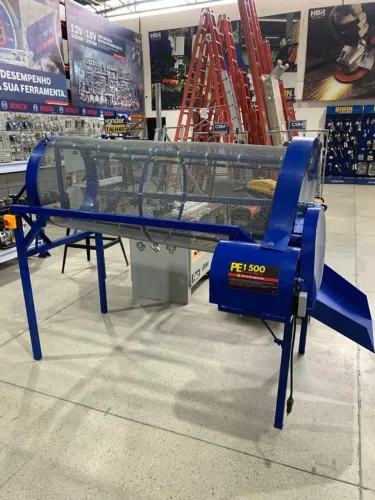 PENEIRA GIRATORIA COM PENEIRADOR 1,65M X 0,6M 220V MONOFASICA - HBR FLEX