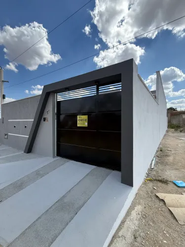 Casa Nova 2 Quartos c/ Suíte, 75m² em Terreno de 203m², Paizinho Maria, Currais Novos