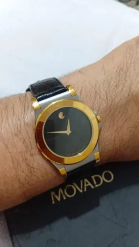 LÍNDO RELÓGIO MOVADO MUSEUM TODO ORIGINAL . !!!!